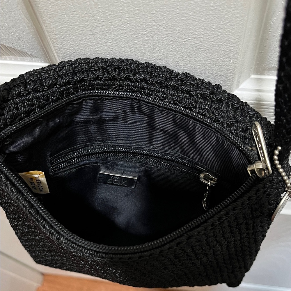 The Sak Black Textured Crossbody Bag - Picture 8 of 11